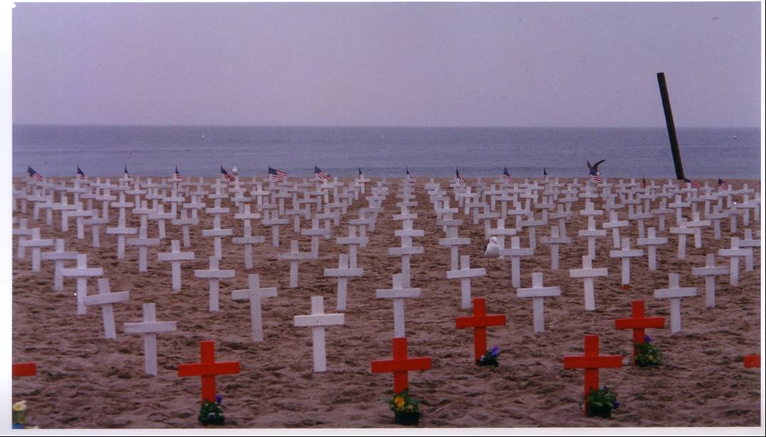 Arlington West photograph by Amy Reynolds