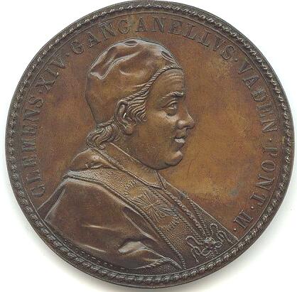 link to page concerning Pope Clement XIV