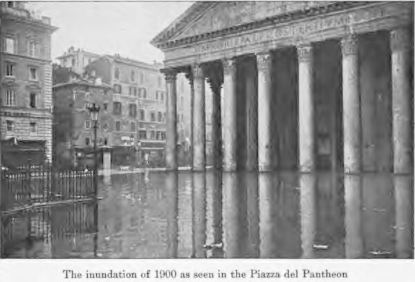 Pantheon in flood of 1900