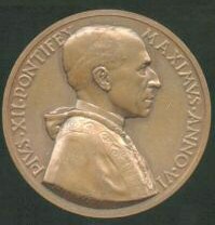 bust of Pius XII, 1945