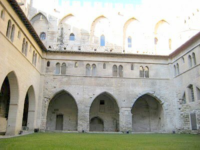 Old Courtyard, Papal Palace Avignon