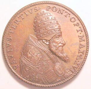 Pope Paul III, 1549