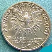 The Holy Spirit, Sede Vacante 1939, 5 lire