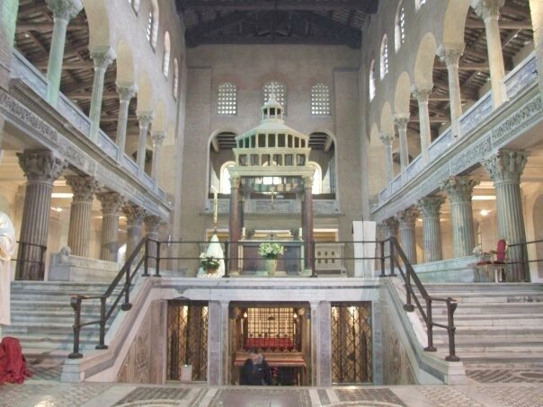 interior of Basilica of San Lorenzo