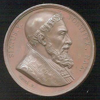 link to page concerning Pope Sixtus V (Peretti)