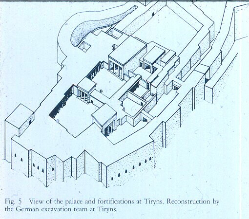 Tyrins-drawing reconstruction