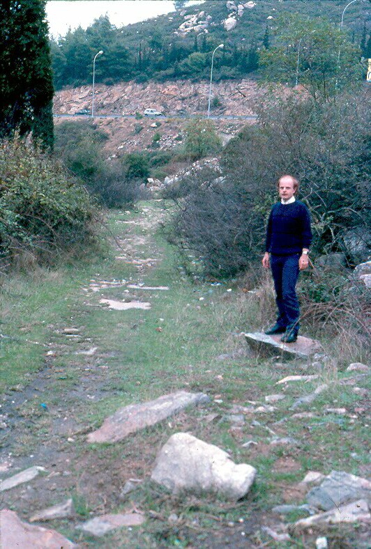 Via Egnatia, in the pass between Kavalla and Philippi, north side