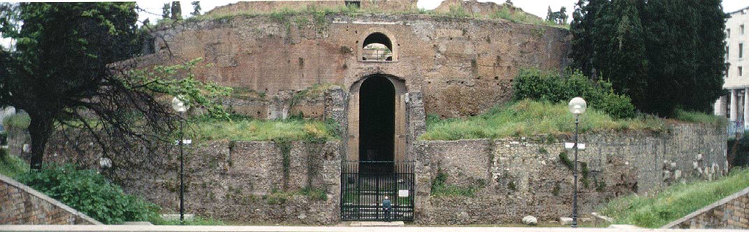 The Mausoleum of Augustus, in the Campus Martius in Rome