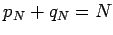 $p_N+q_N=N$