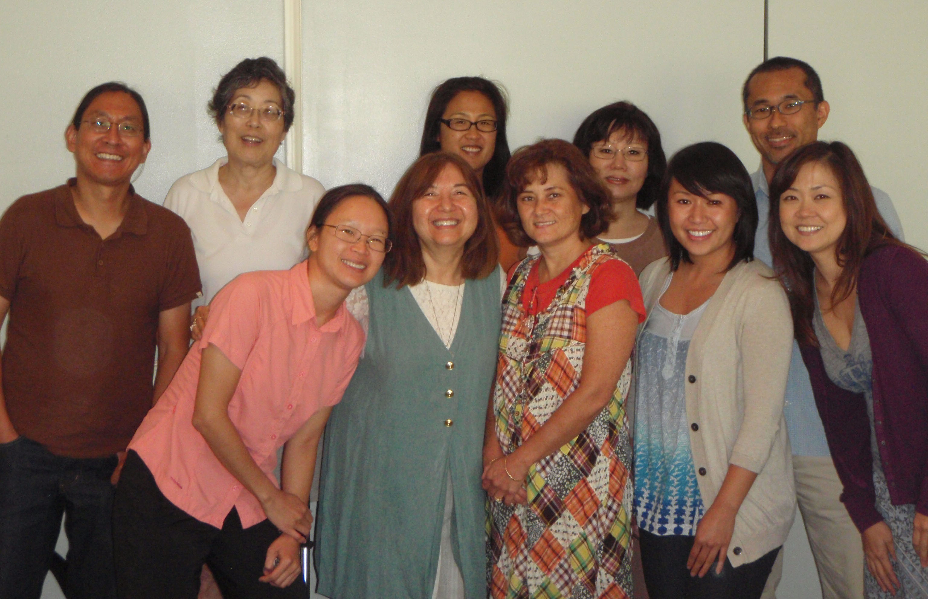 Various AAS faculty pictured with guest Karin Anna Cheung