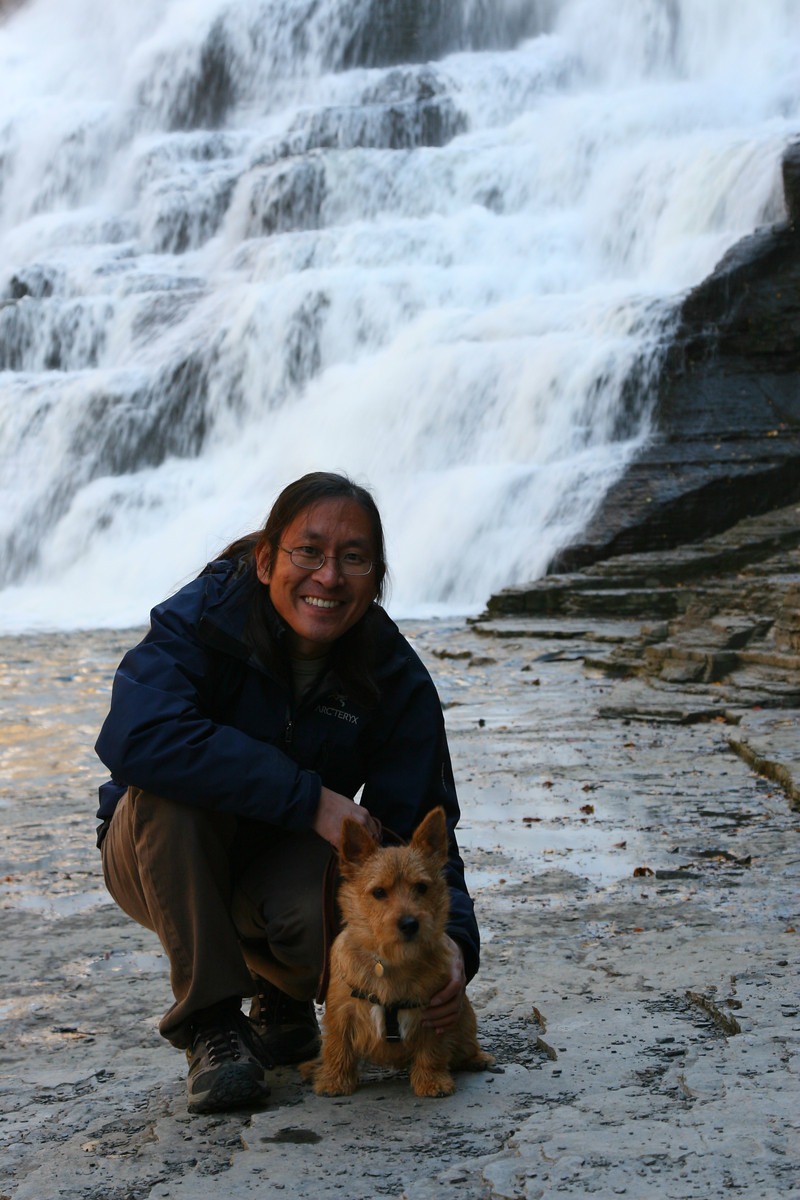 Dr. Lai with Mochi