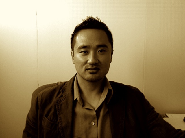 Dr. Lee in sepia tones