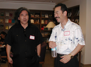 Dr. Uba (right) with Dr. Gordon Nakagawa