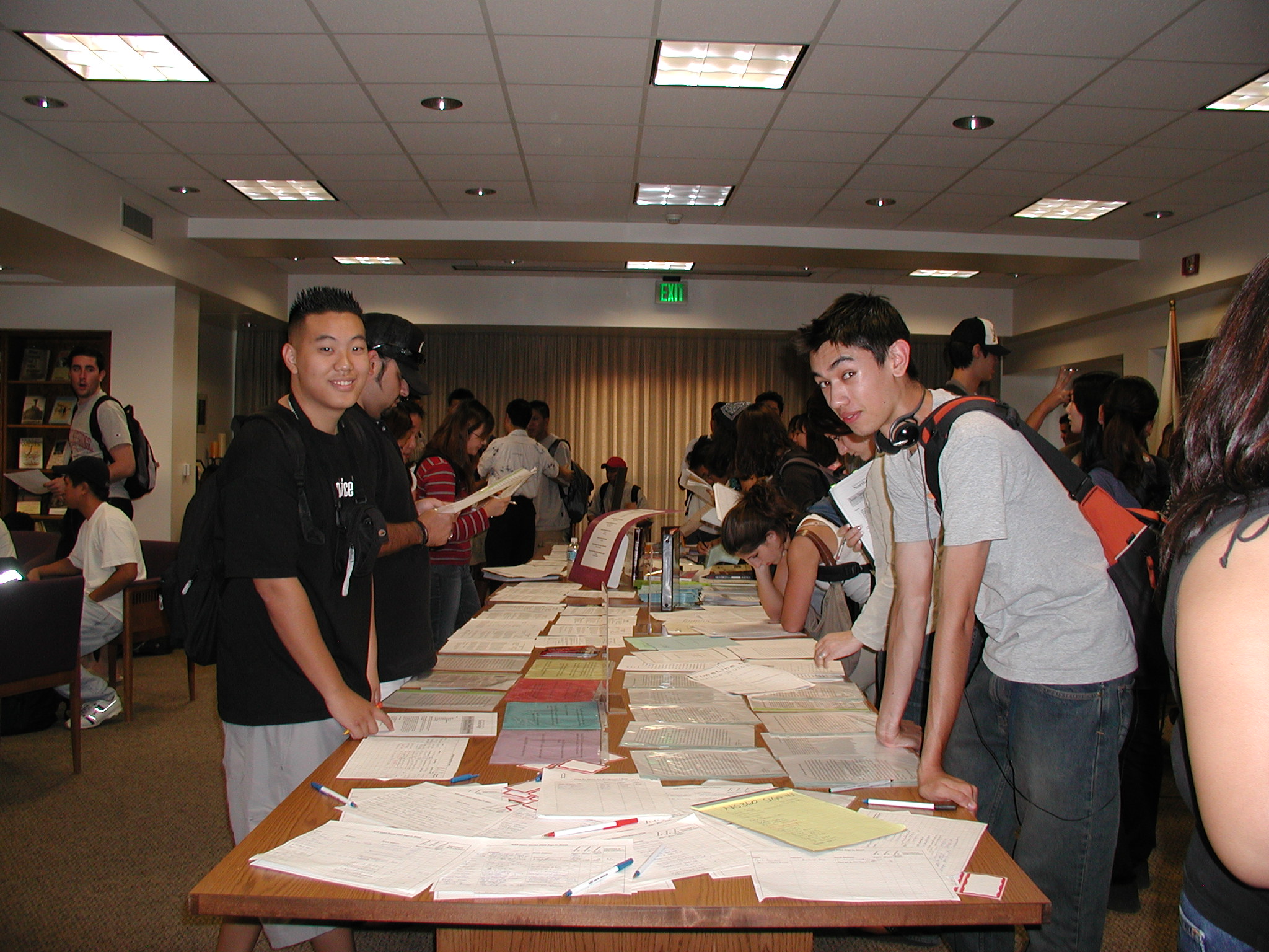 Students Learning more about Asian American Studies at our 2003 Open House.