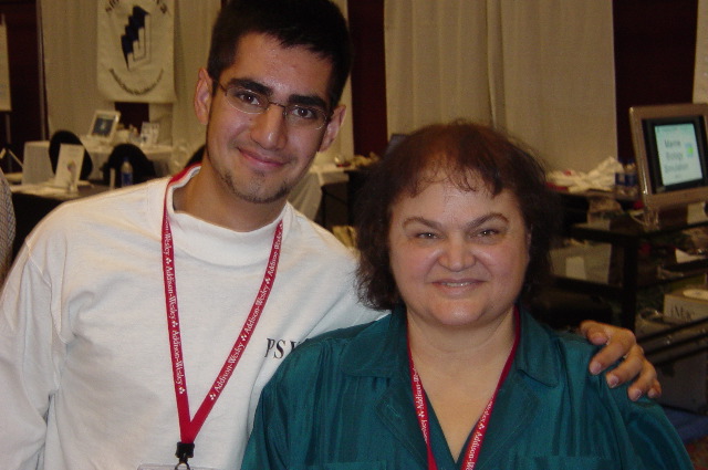 Hasan & his Grandma (she's learning C#)