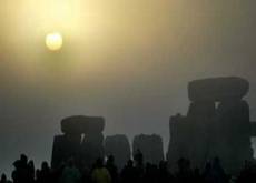solstice at Stonehenge, a neolithic monument in Salisbury Plains, England.