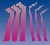This university logo was adopted in the early 1990's 
and depicts the columns of our Oviatt Library.