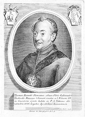 Engraving of Cardinal Bernetti