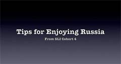 Tips for Enjoying Russia video link