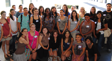 Freshman Connection students at the USU.