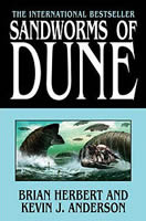 A few human warriors fly into the thick of a fierce air and ocean battle between sandworms and ominous flying creatures.