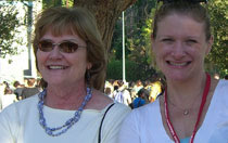 Two U100 faculty members at the Fall 2007 Freshman Convocation