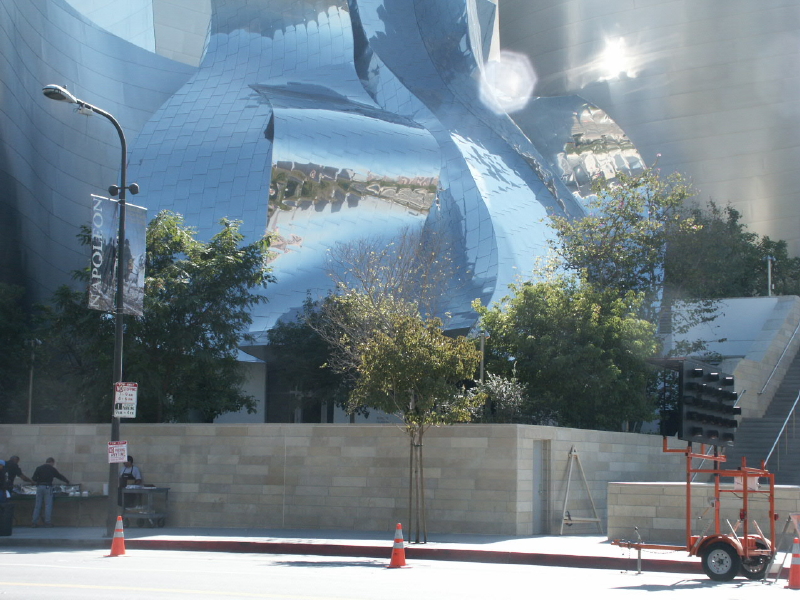 Disney Hall as seen from the DWP Building
