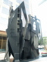 One of the many sculptures strewn about