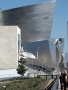Disney Hall as seen from in front of the Colburn School