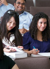 M.S. in Taxation students in the classroom.