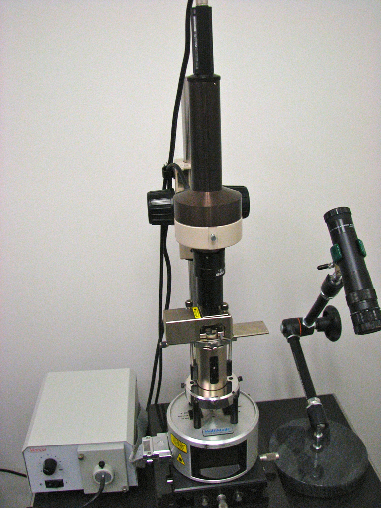 Our Bruker Multimode atomic force microscope.