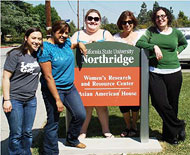 From left to right: Karen Medina, Juliane Perez, Dorian Adams-Wilson, Martha Barber, Shira Brown