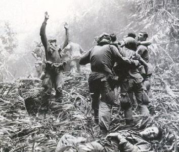 13th greatest military photo in history of embattled soldiers in vietnam