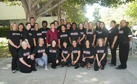 Photo of event volunteers