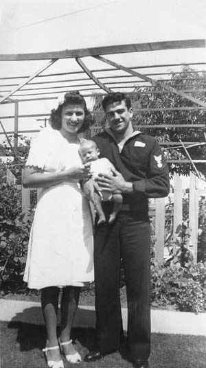 Mary and Jack Bayramian and their infant son