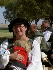 Picture of Tezar holding Nichlai