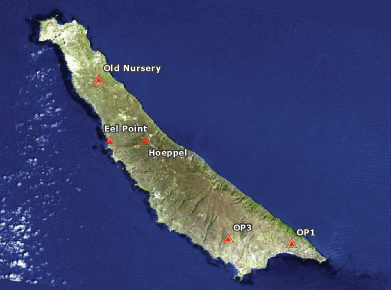 San Clemente Island as seen from NASA image.