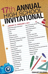 17th Annual High School Invitational poster