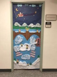 Elementary Education's winning Door Decorating Contest entry