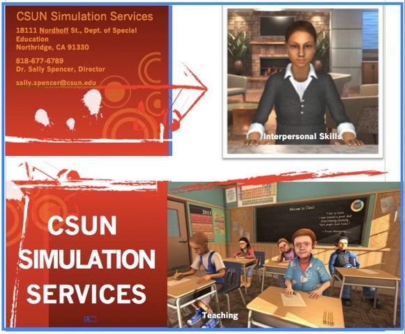 Scenes from the CSUN simulation services program