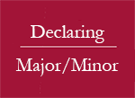 Declaring a Major and Minor