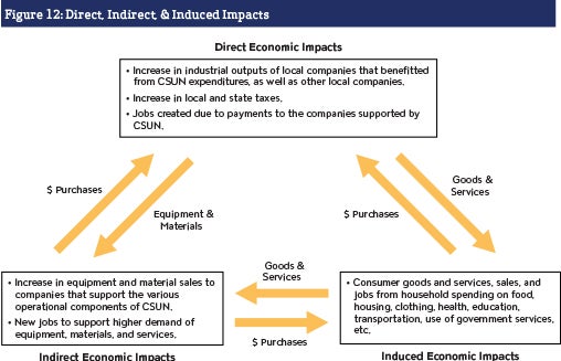 Figure 12: Direct, Indirect, and Induced Impacts