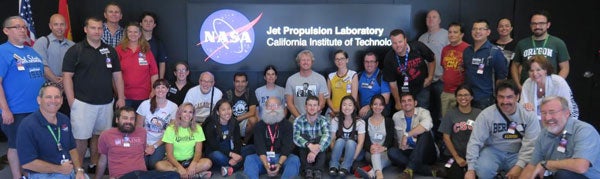 Group picture of the JPL-CSUN STEM Education institute