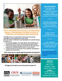 NGSS flyer
