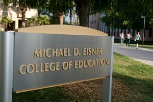College of Education sign