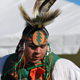An American Indian dancer