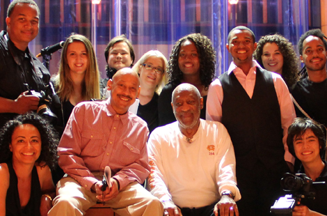 Comedian Bill Cosby and CSUN film students