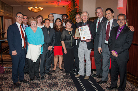 CSUN receives award for Canoga Park scholarship program.