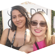 Two CSUN students were chosen for a special internship at the Golden Globes.