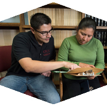 CSUN students help low-income people through VITA tax-preparation program.